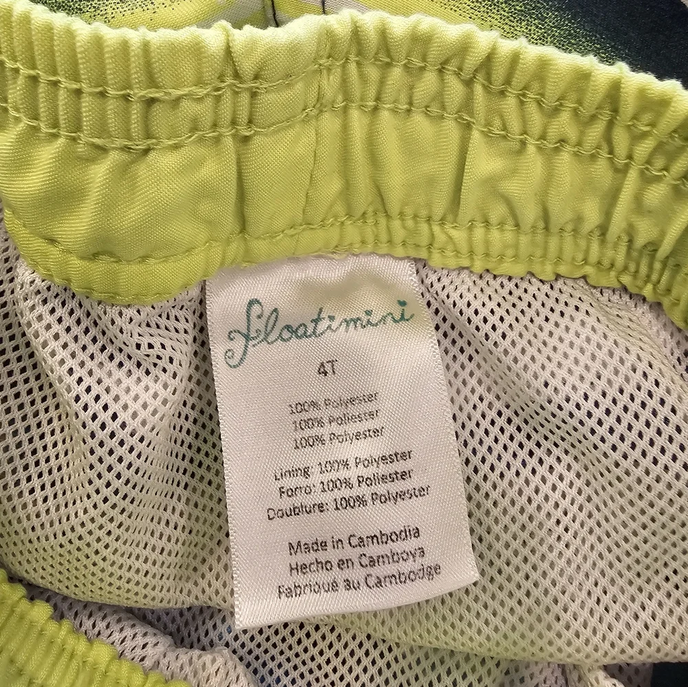 4t Floatimini striped sharks swim trunks true drawstring waist‎ Vacation Spring